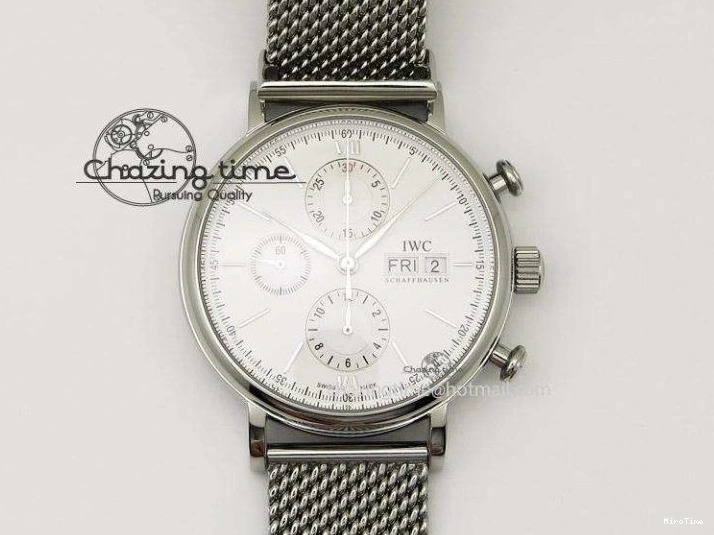 MIROTIME 0318 TimelessDesign Big Pilot IW510301 Satin-Polished SS YLF Best Edition Black Dial On Leather Strap A 7213